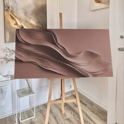 Terracotta Texture Motif Wall Art