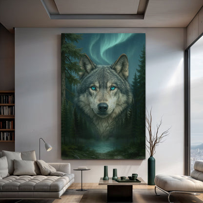 Symphony of the North Wolf Art