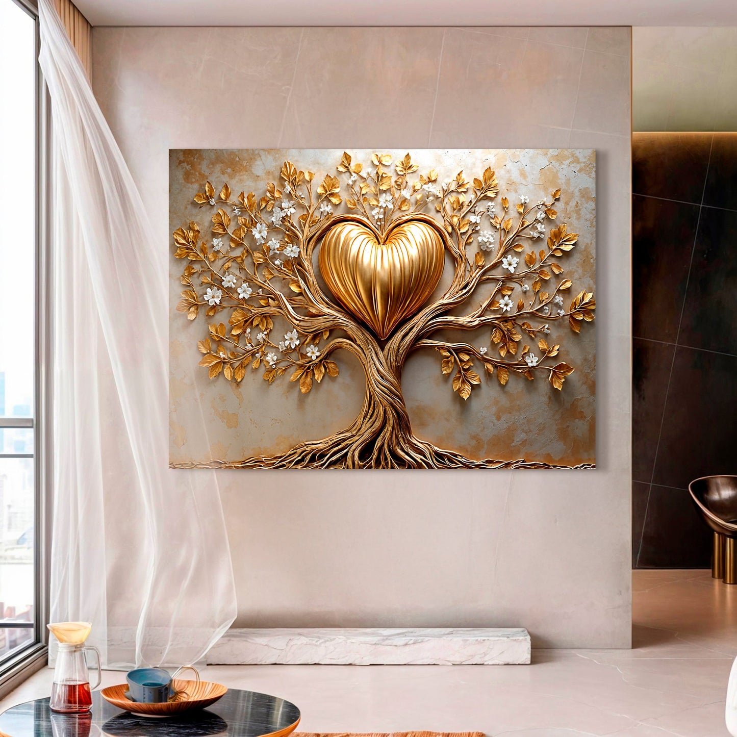 Radiant Heart Tree Wall Art