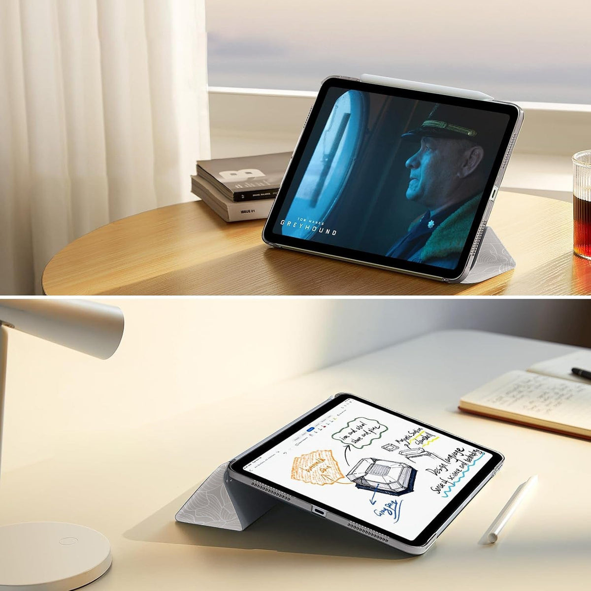 iPad Air 13-inch (M2 / M3 / M4) Case - Folio, Kickstand | Inspire Series