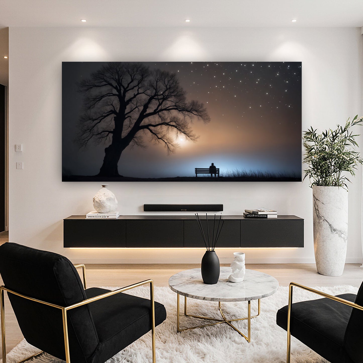 Serene Landscape Composition Wall Art