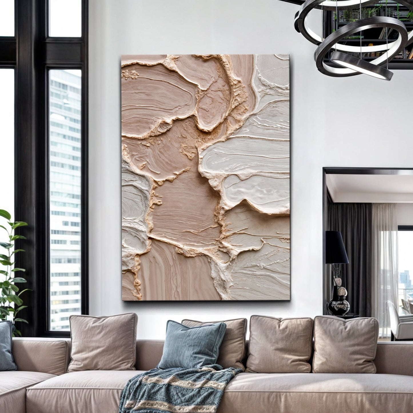 Ivory Abstraction Wall Art