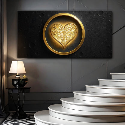 Shadowed Heart Wall Art