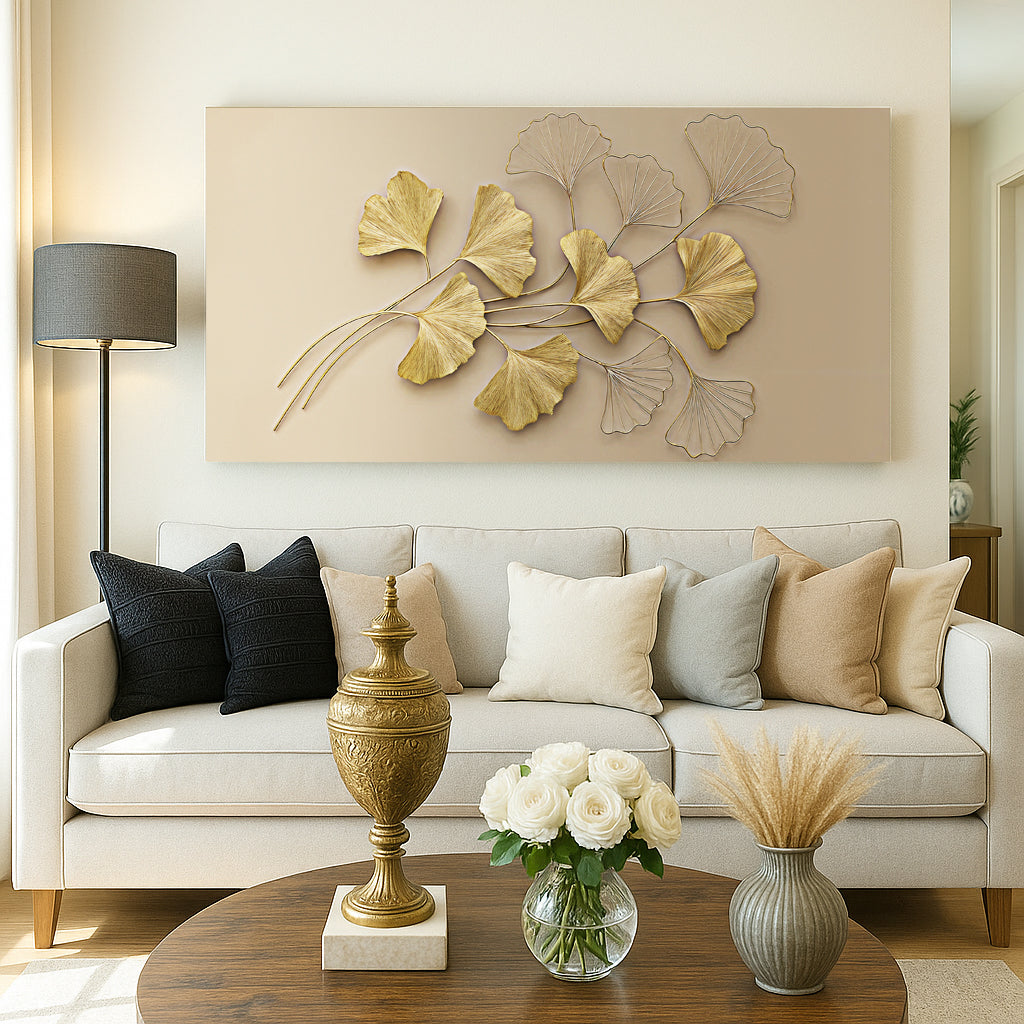 Metallic Botanical Essence Wall Art