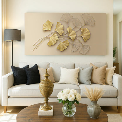 Metallic Botanical Essence Wall Art