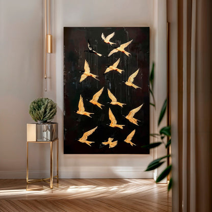 Soaring Swallow Composition Wall Art