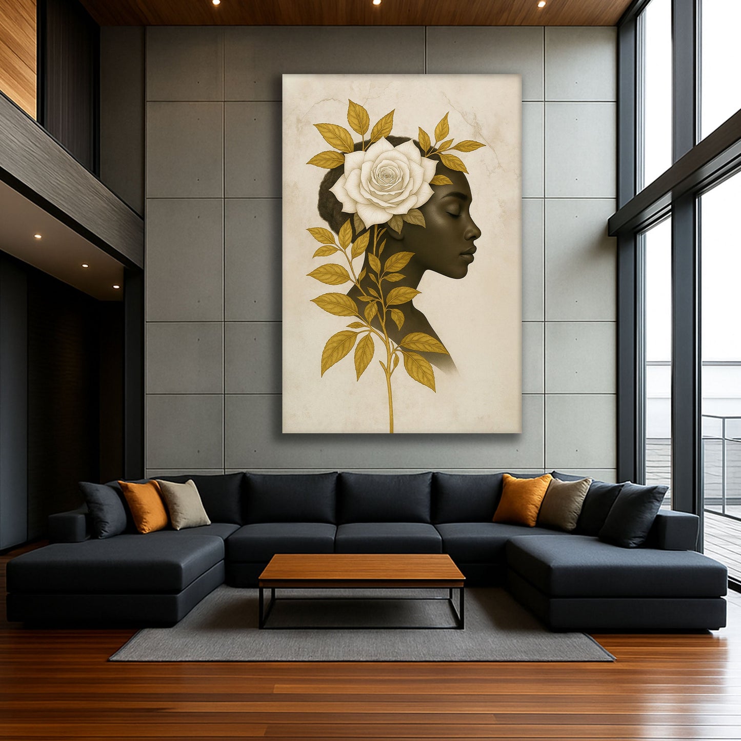 Royal Blossom Composition II Wall Art II