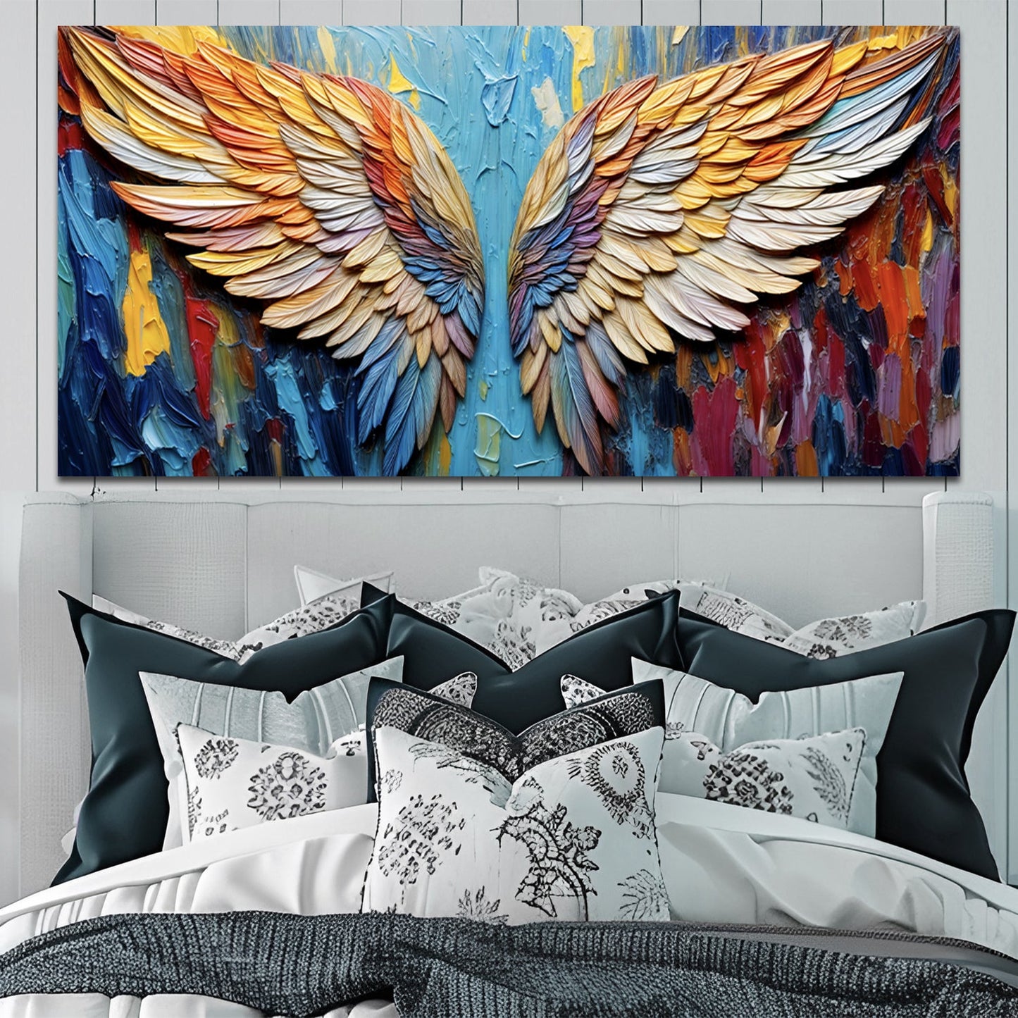 Uplifted Wings Composition Wall Art