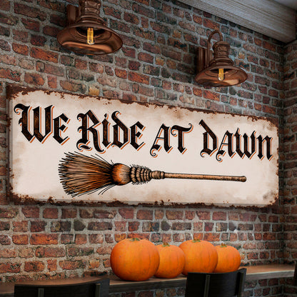 Dawn Riders — Halloween Wall Art