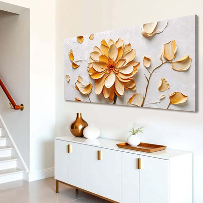 Golden Dandelion Study III Wall Art