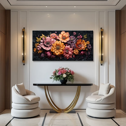 Vivid Bloom Composition Wall Art