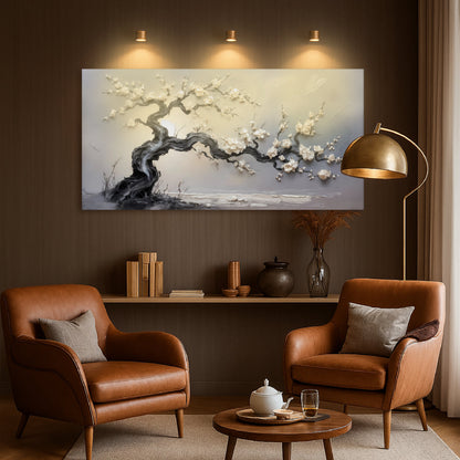 White Bloom Essence Wall Art