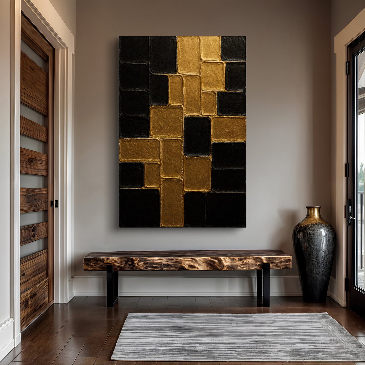 Black‑Gold Fusion Art II