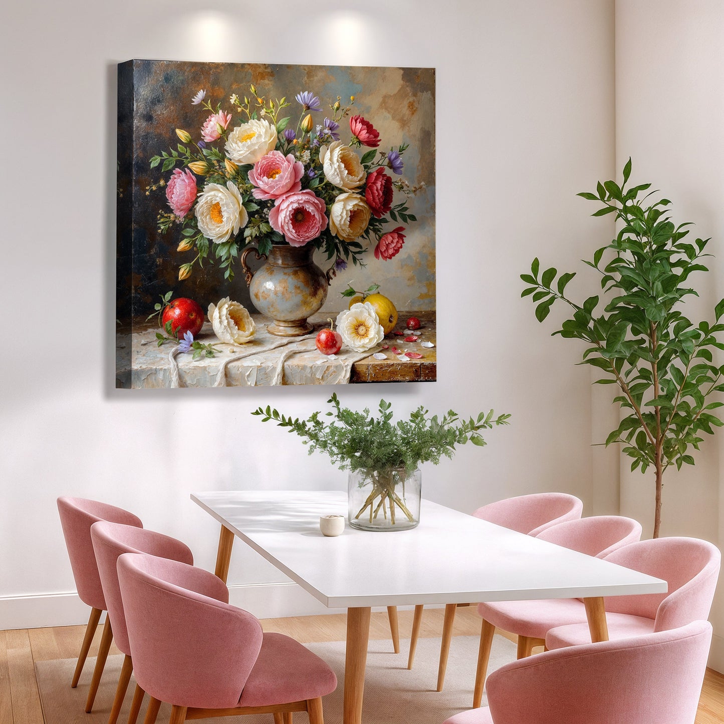 Summer Floral Vase Wall Art