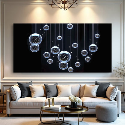 Whispers of Rising Spheres Wall Art