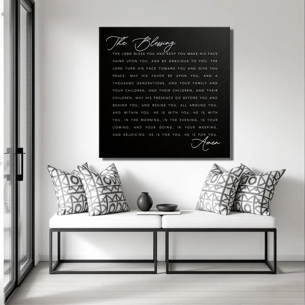 Blessing & Grace III Faith Sign Wall Art