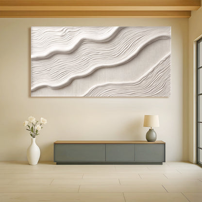 Sculpted Ivory Minimalism II Wall Art