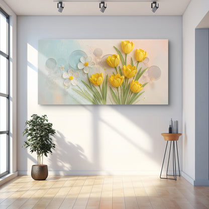 A Quiet Symphony of Flowers II Wall Art