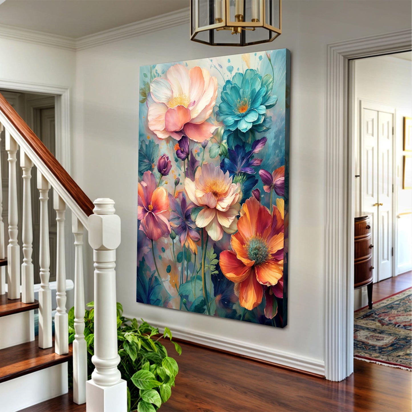 Spring Blossom Abstraction Wall Art