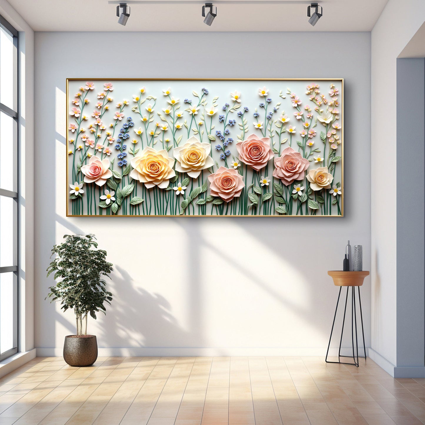 Blooming Rhapsody Form Wall Art
