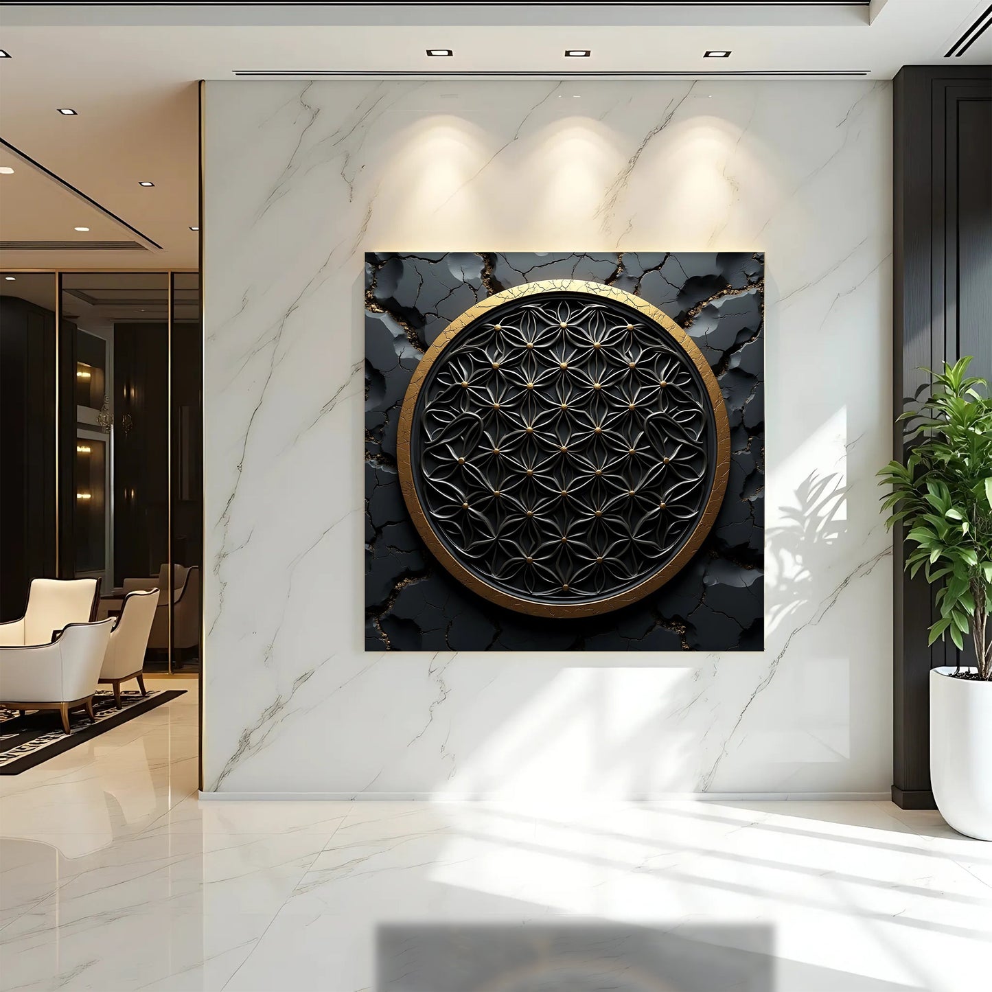 The Flower of Life Form III Wall Art