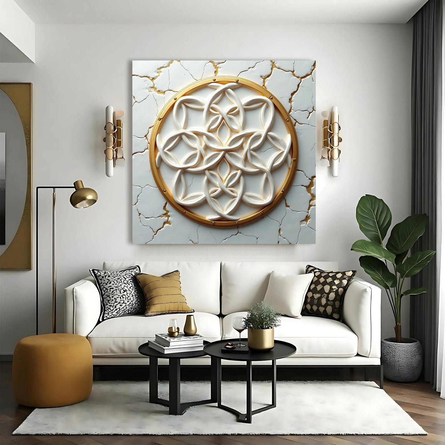 Contemporary Flower of Life IV Wall Art