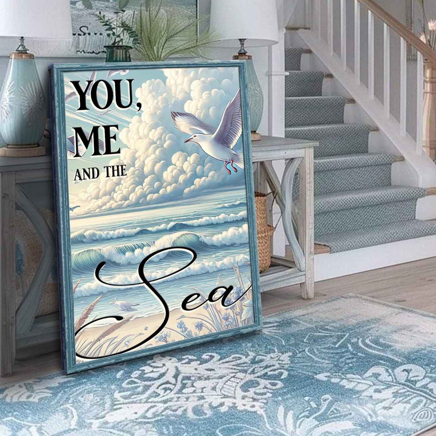 Where You & I Meet the Sea Sign