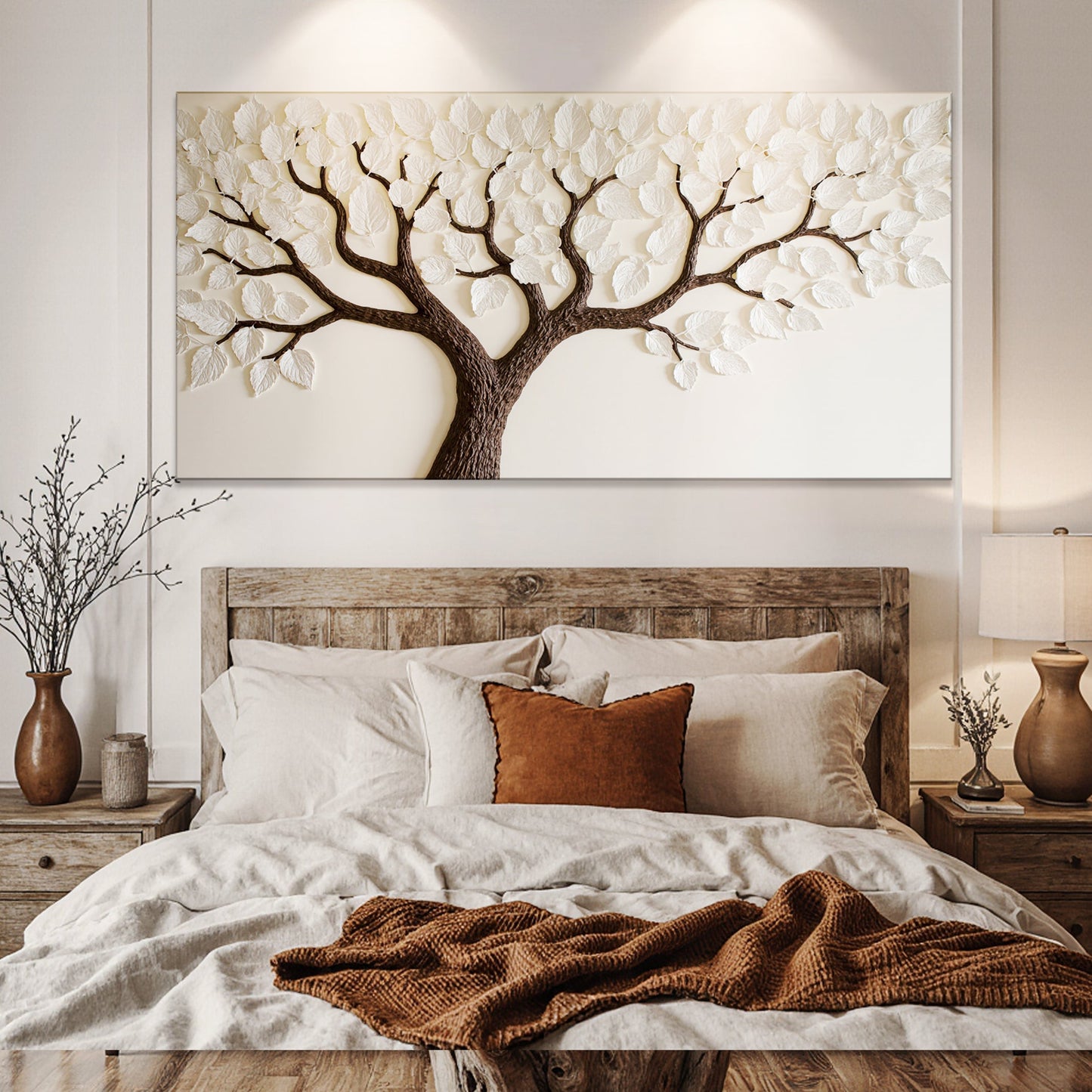 Whispers Beneath the Ivory Canopy Wall Art