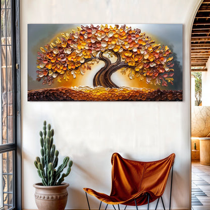 Autumnal Gold Essence Wall Art