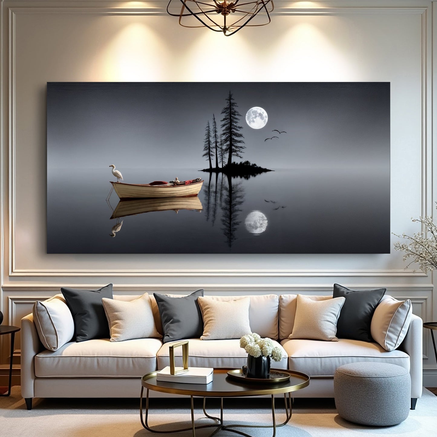 Nightfall Over Still Waters Wall Art