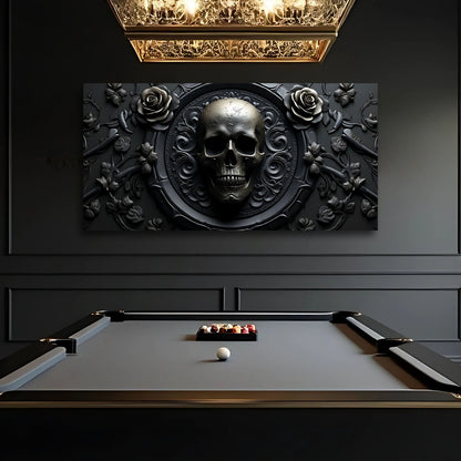 The Rose & Skull Form VI Wall Art