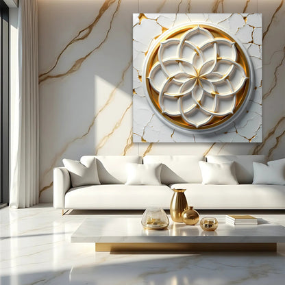Life Mandala Structure Wall Art
