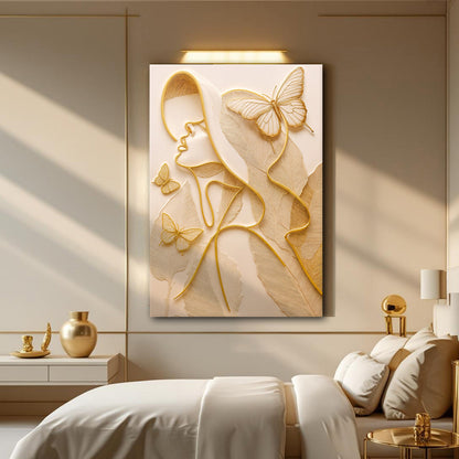 Minimalist Femme Outline Wall Art