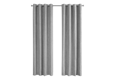 2 Pieces Set Room Darkening Curtain Panels with Grommet