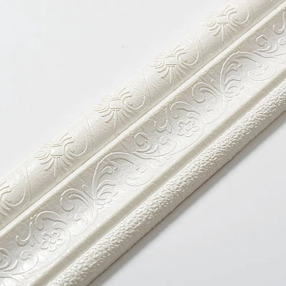 Self-Adhesive 3D Wall Trim and Baseboard Decor