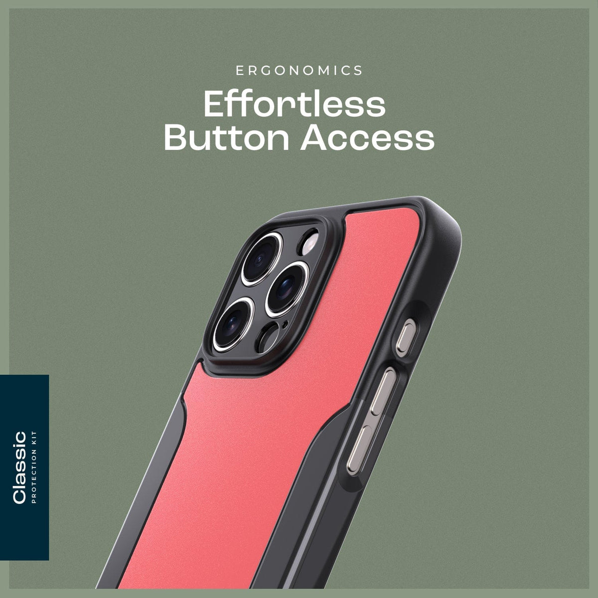 iPhone 16 Pro Max Rugged Case & Screen Protector Kit - MagSafe | Classic Series