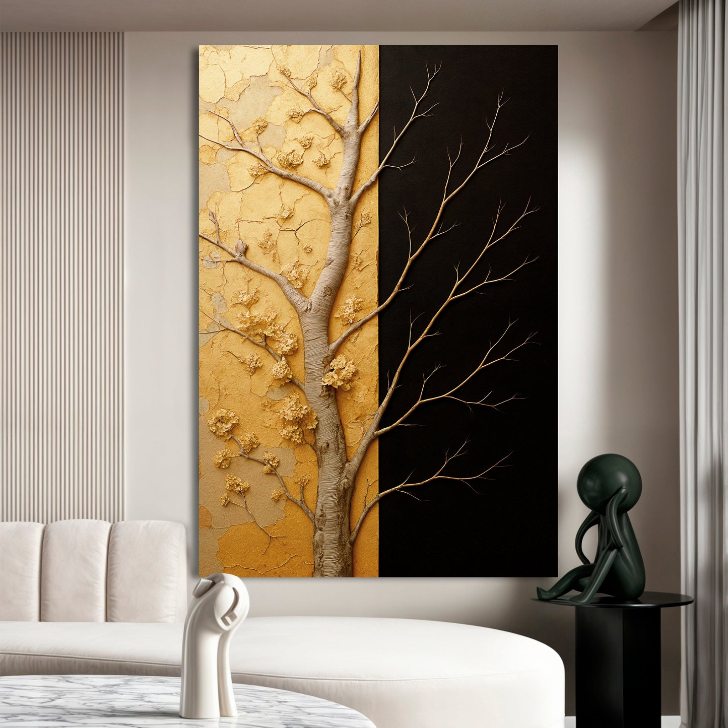Celestial Gold Eclipse Wall Art