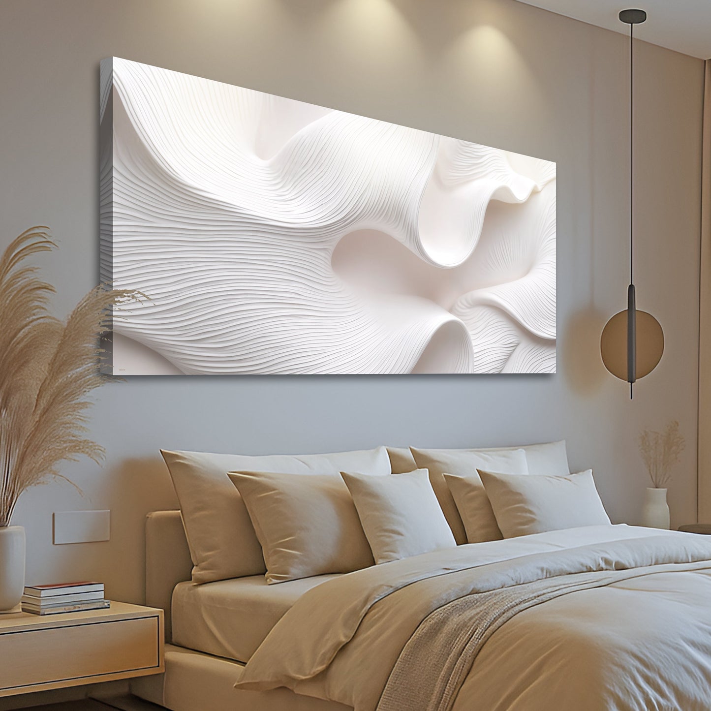 Serene Waveform Study II Wall Art