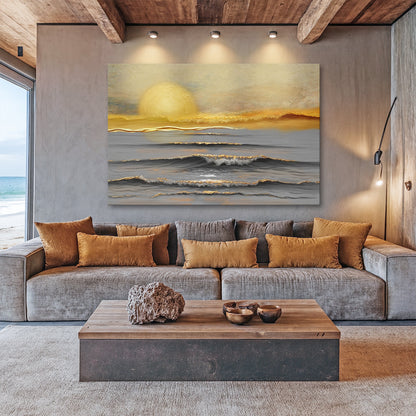 Golden Stillness Wall Art