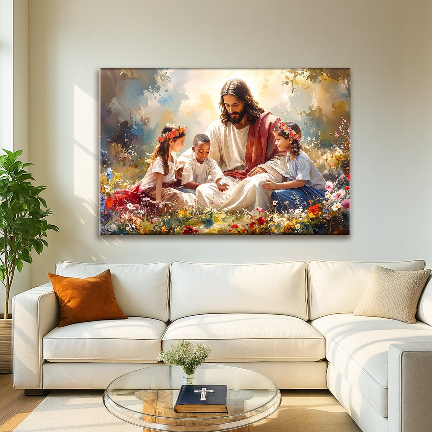 Jesus’ Blessing Over Children IX Wall Art