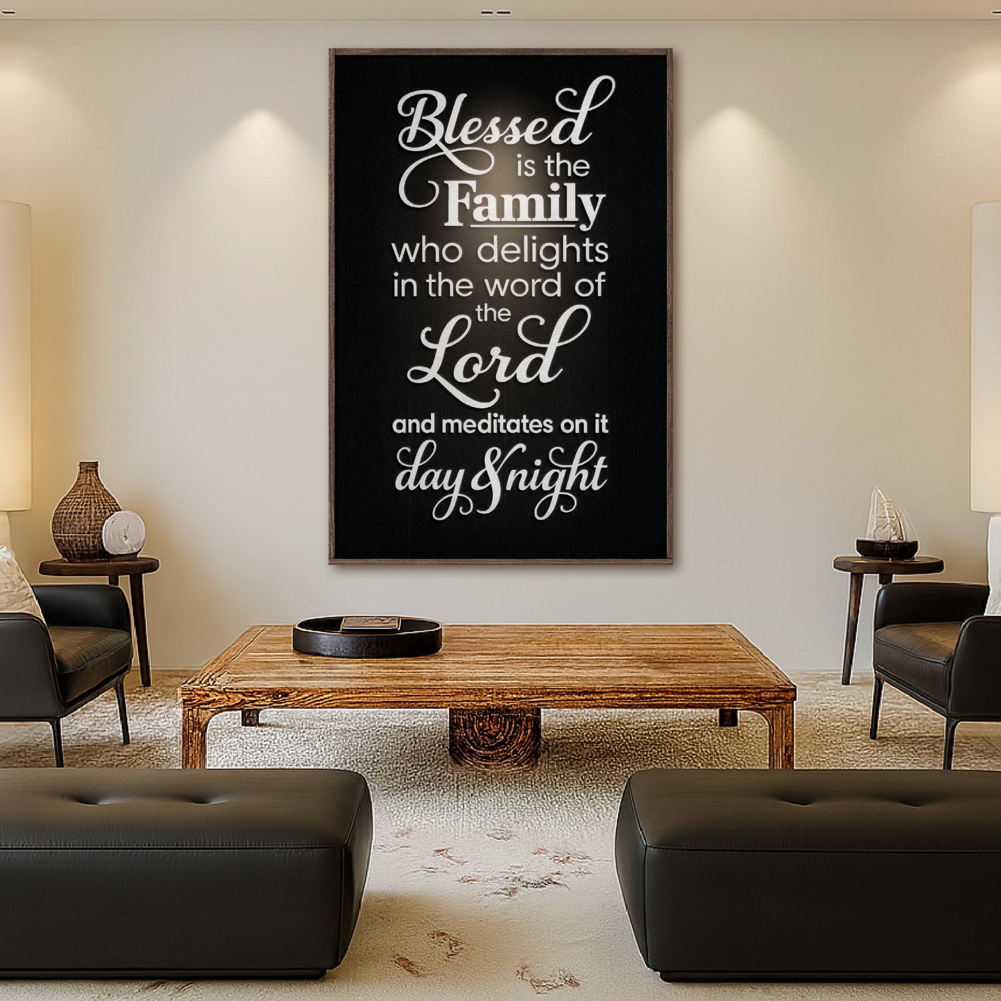 A Blessed Family II Scripture Wall Art