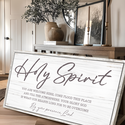 Holy Spirit Invitation Sign III