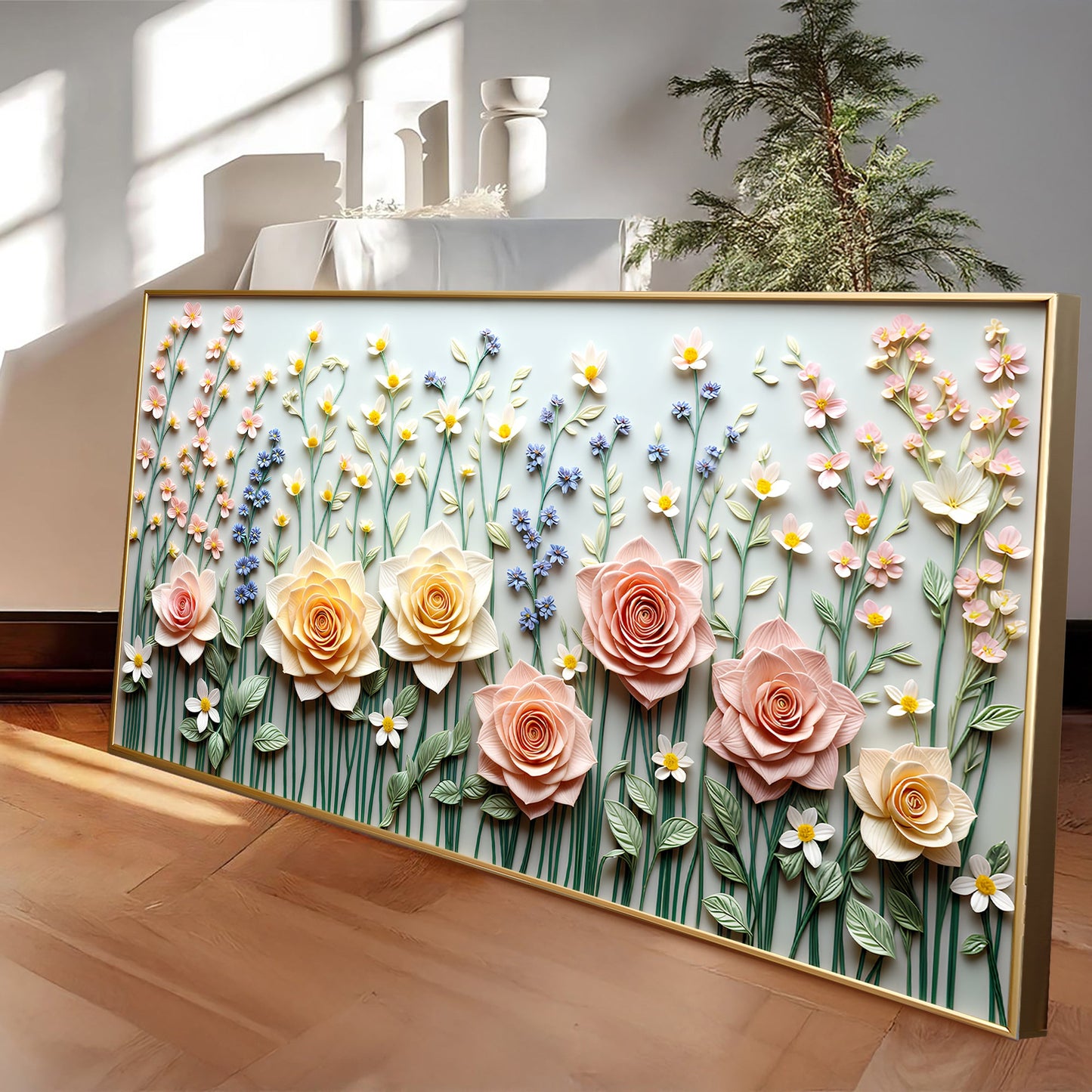 Blooming Rhapsody Form Wall Art