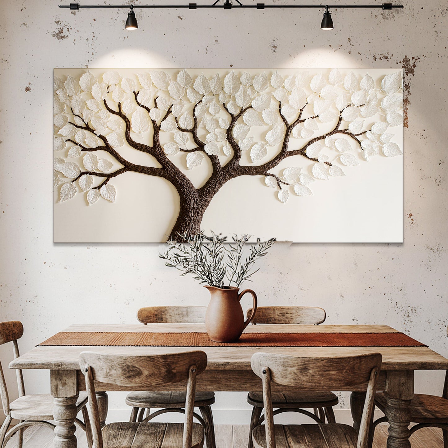 Whispers Beneath the Ivory Canopy Wall Art