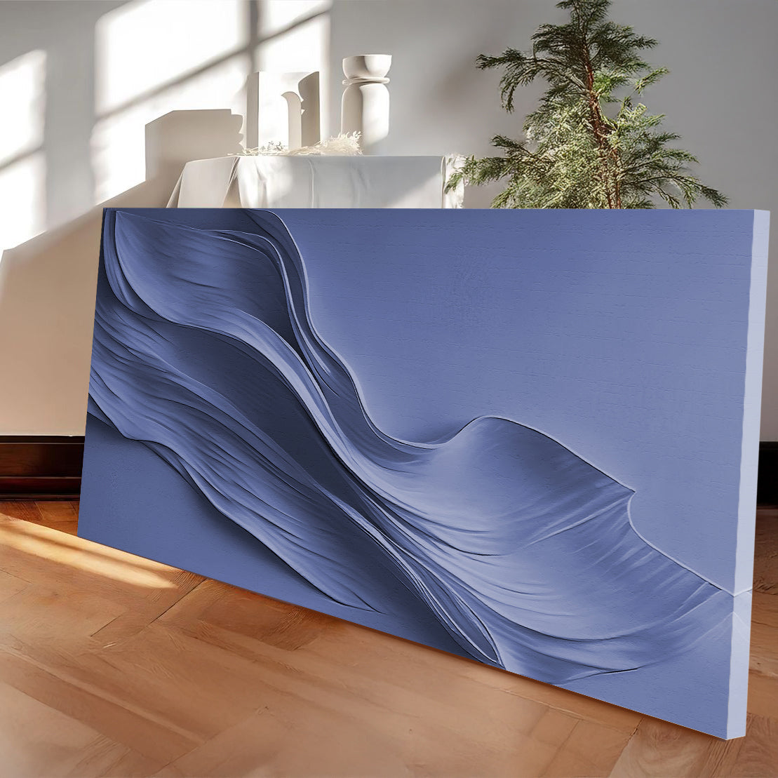 Navy Essence Portrait Wall Art