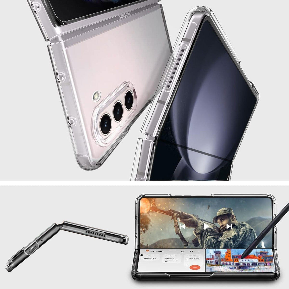 Venture Series Hard Shell Clear Case - Samsung Galaxy Z Fold6