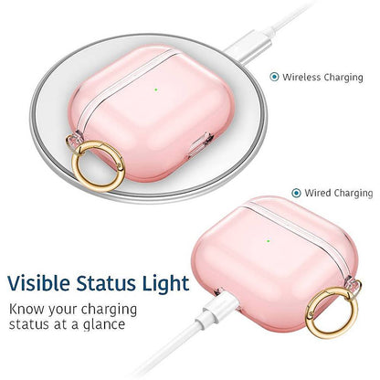 Hybrid-Flex Series Transparent Pink Case - Apple AirPods 3 (3rd Generation)
