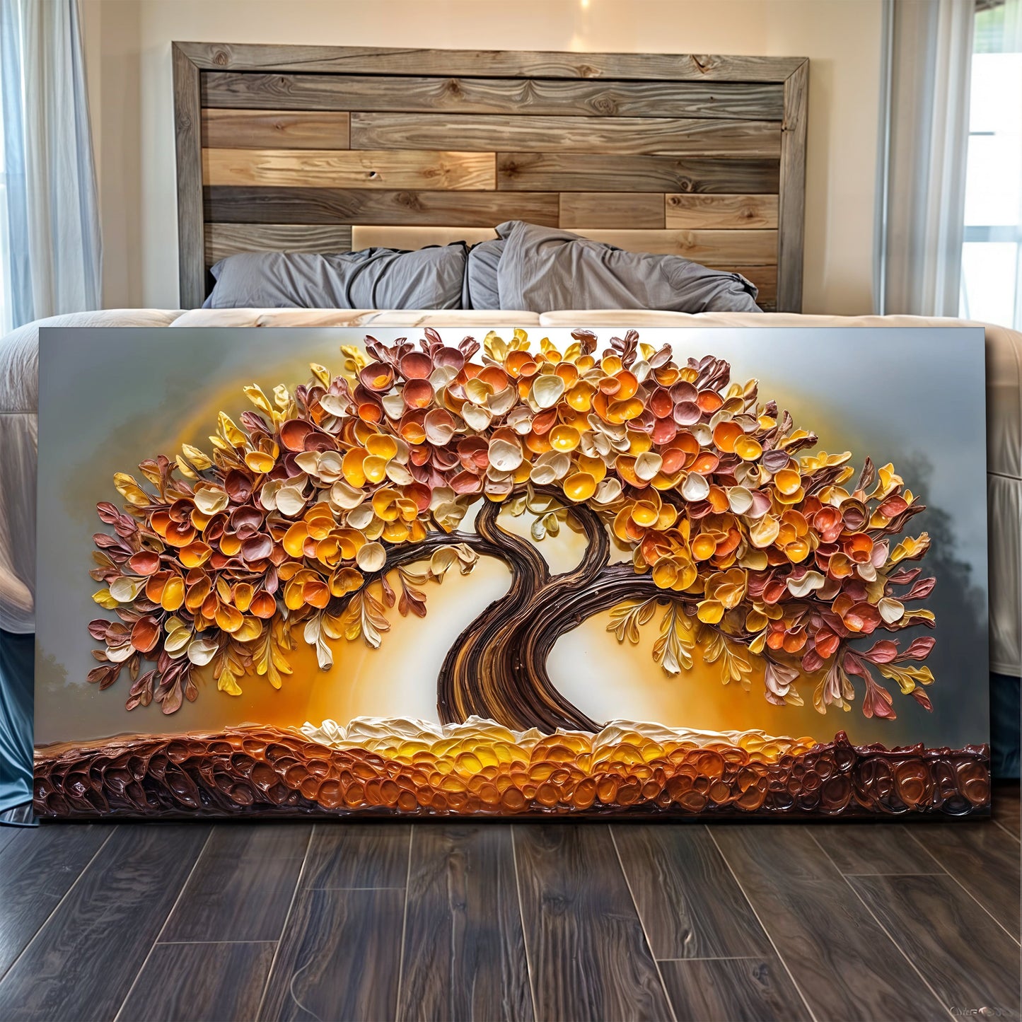 Autumnal Gold Essence Wall Art