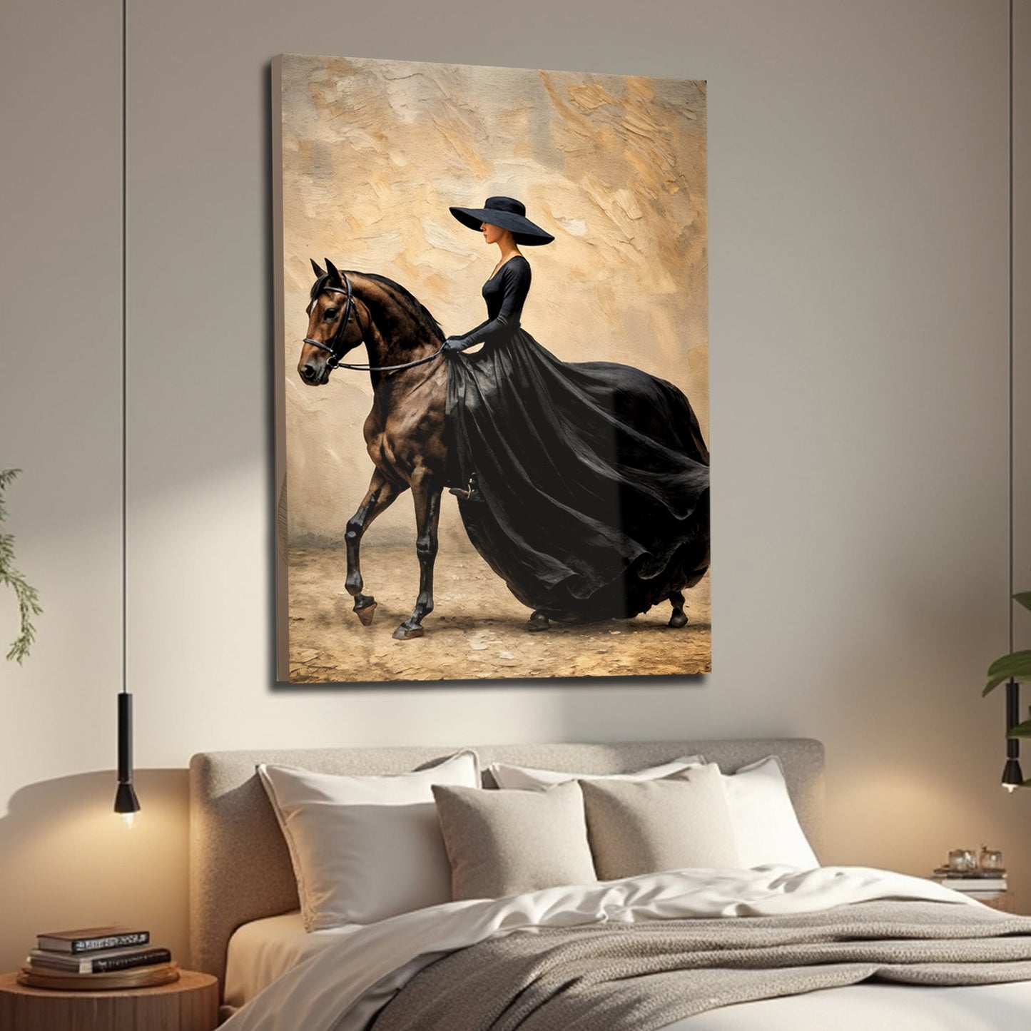 Equestrian Silhouette Study Wall Art