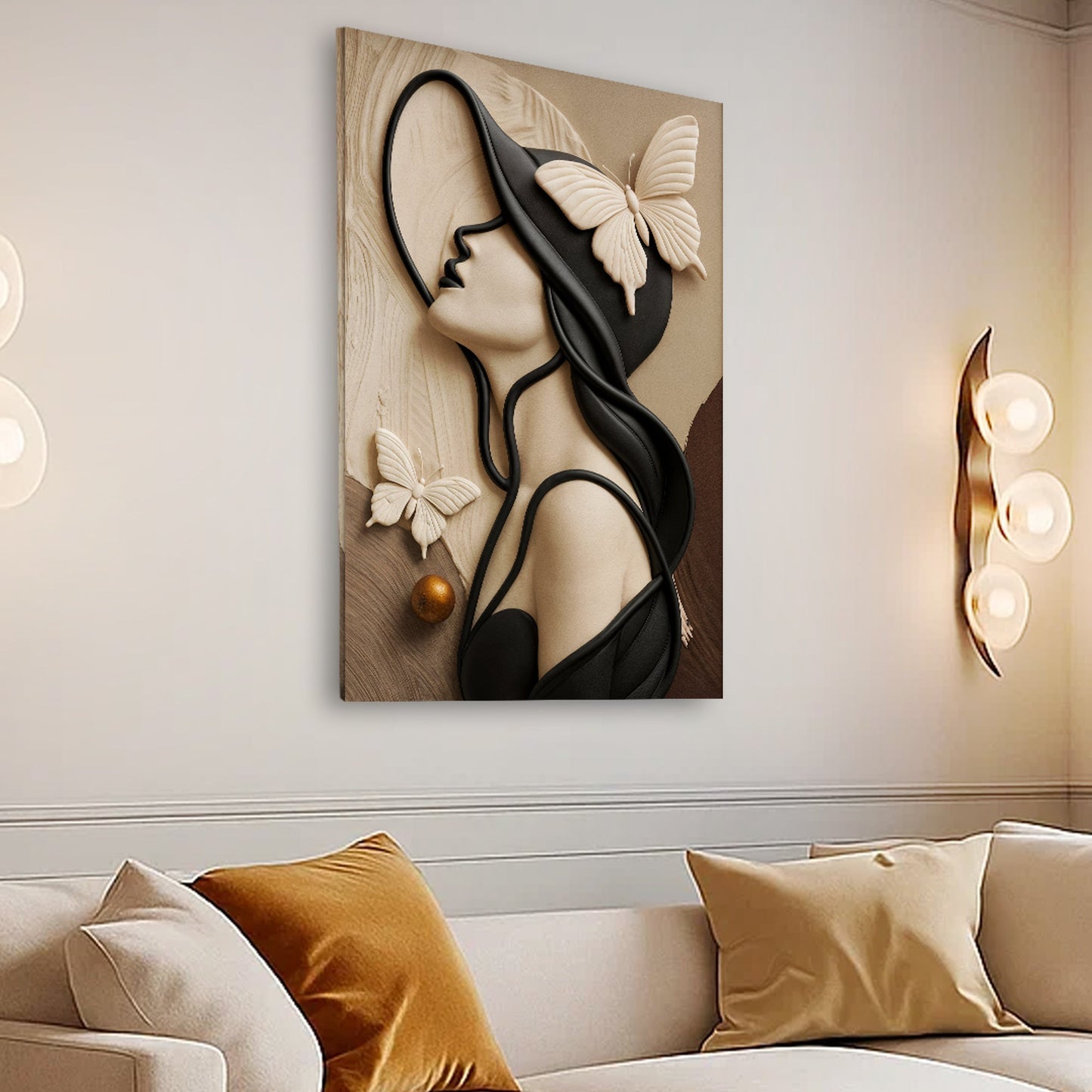 Woman of Gentle Lines Wall Art